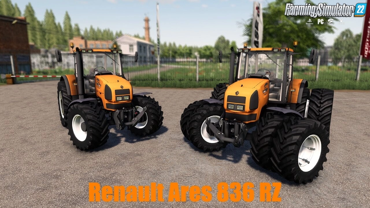 Renault Ares 836 RZ Tractor v1.0.0.1 for FS22