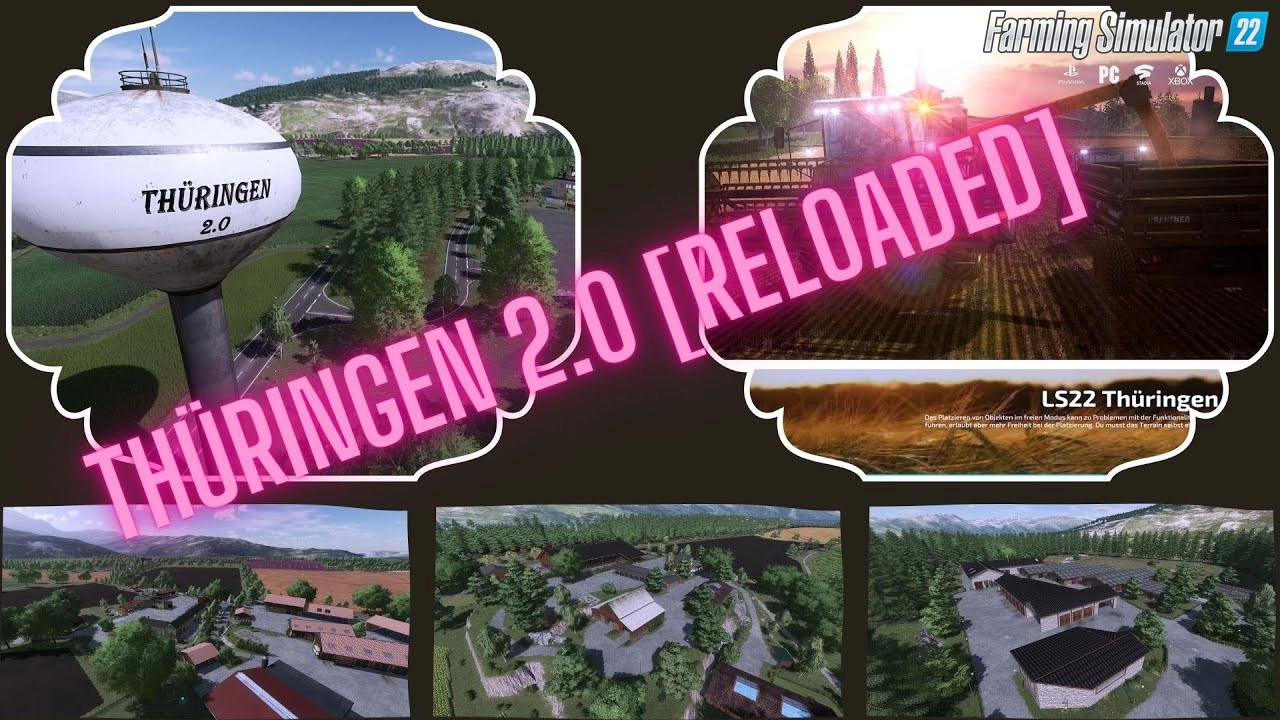 Thüringen Reloaded Map 2.0 v2.3 for FS22