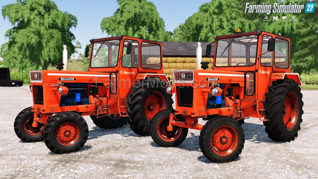Universal UTB 650 Orange Tractor v1.0 for FS22