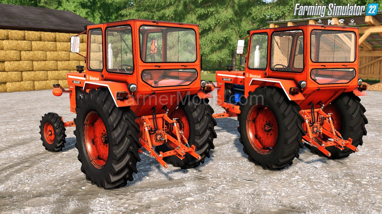 Universal UTB 650 Orange Tractor v1.0 for FS22