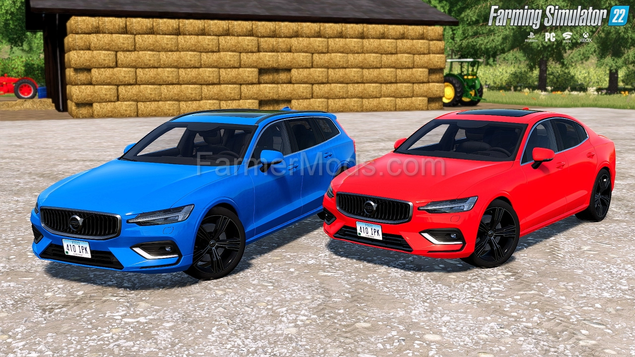 Volvo S60 + Volvo V60 2019 v2.0 for FS22