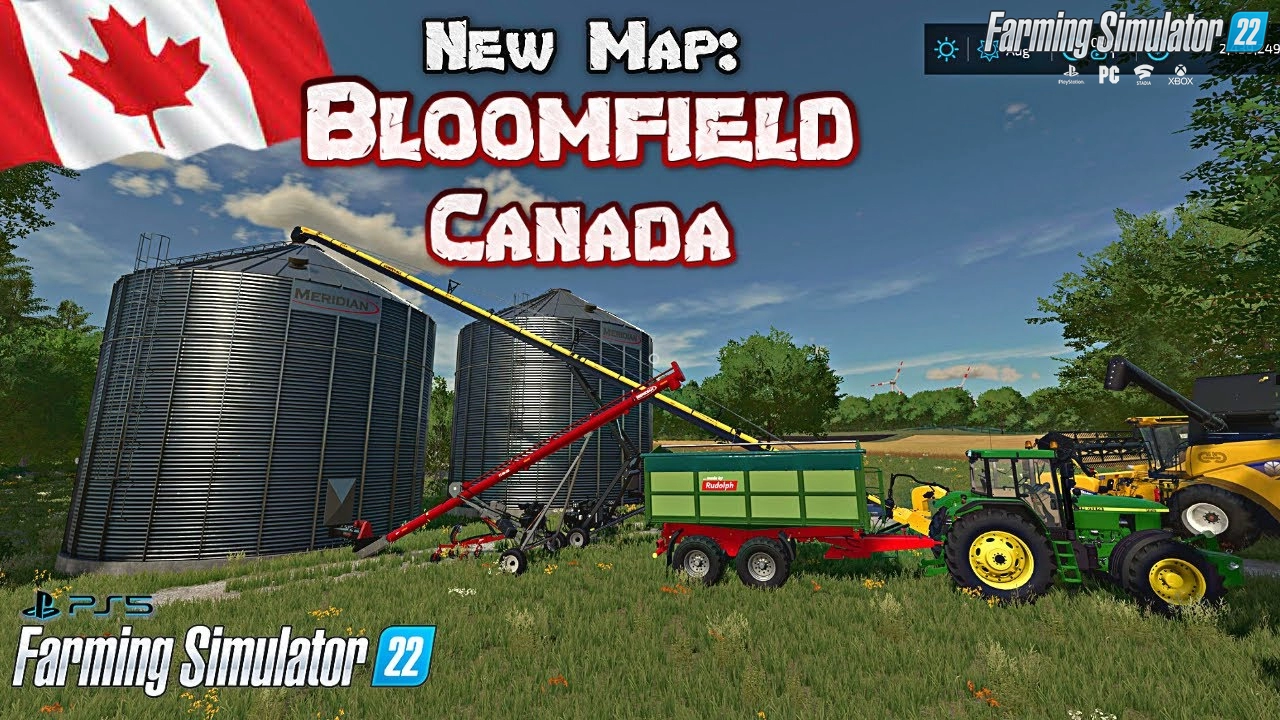 Bloomfield, Canada Map v1.0.1 for FS22