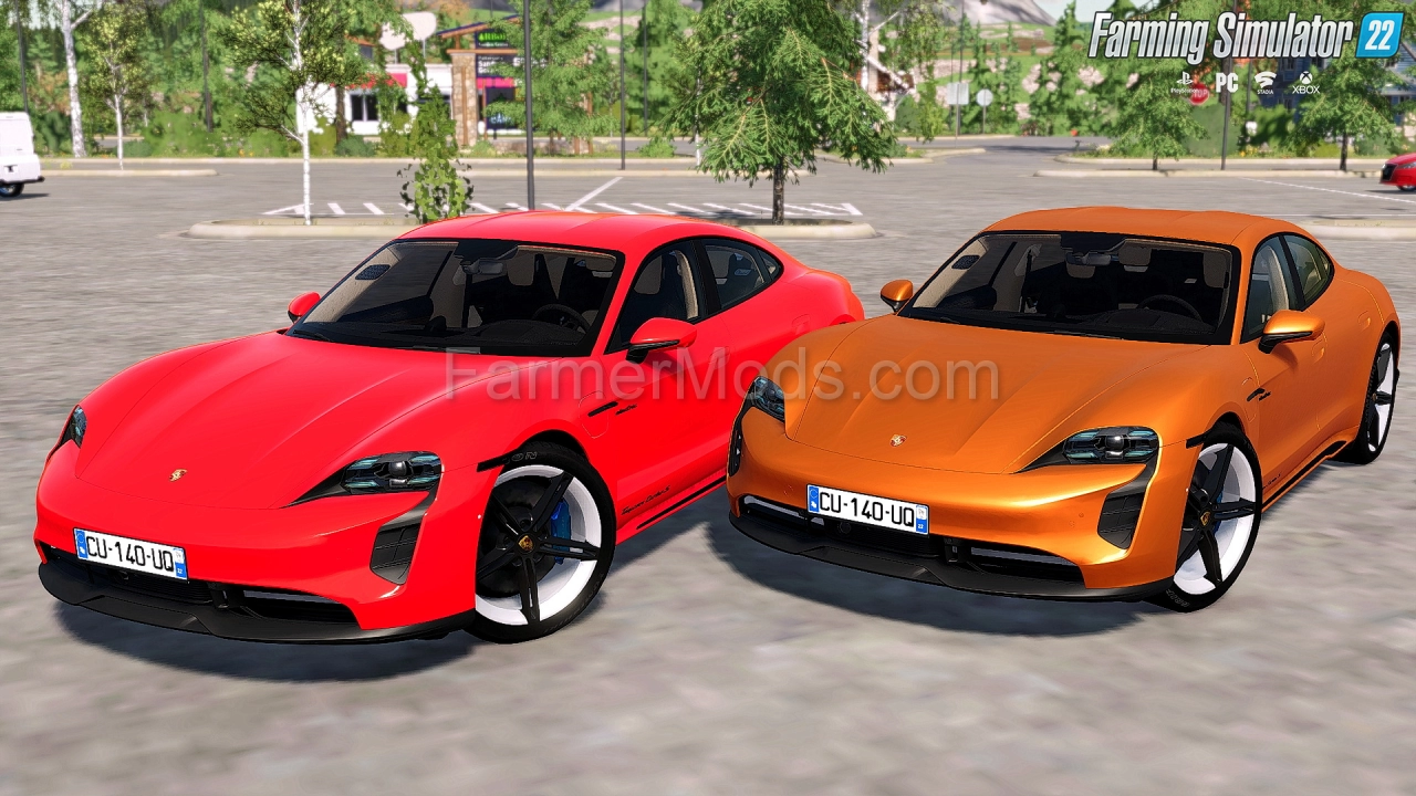 Porsche Taycan Turbo S Electric 2020 v1.0 for FS22