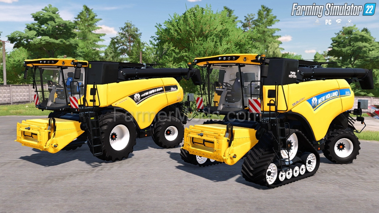 New Holland CR9.90 Combine v1.0 for FS22