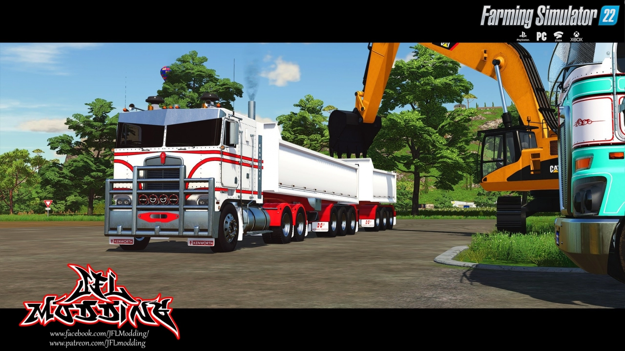 Kenworth K100 Truck v1.1 for FS22