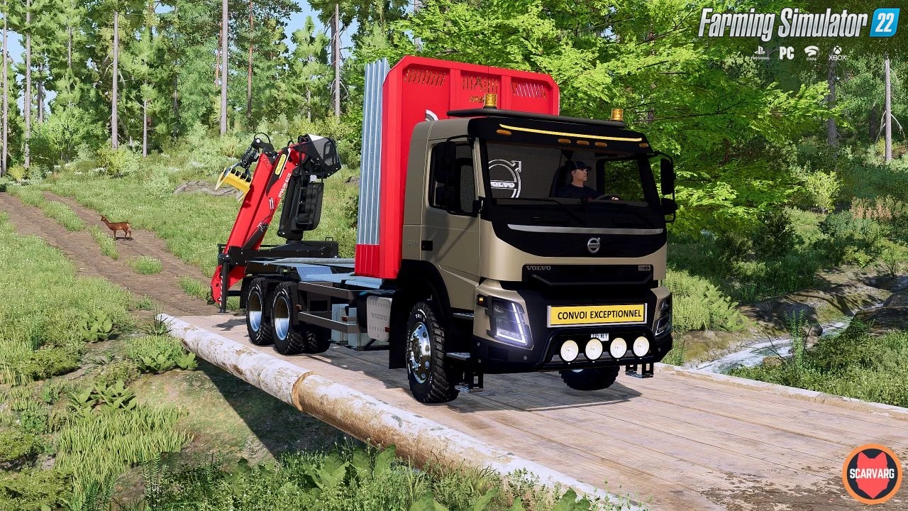 Volvo FMX Forestry Truck v1.0.1 for FS22