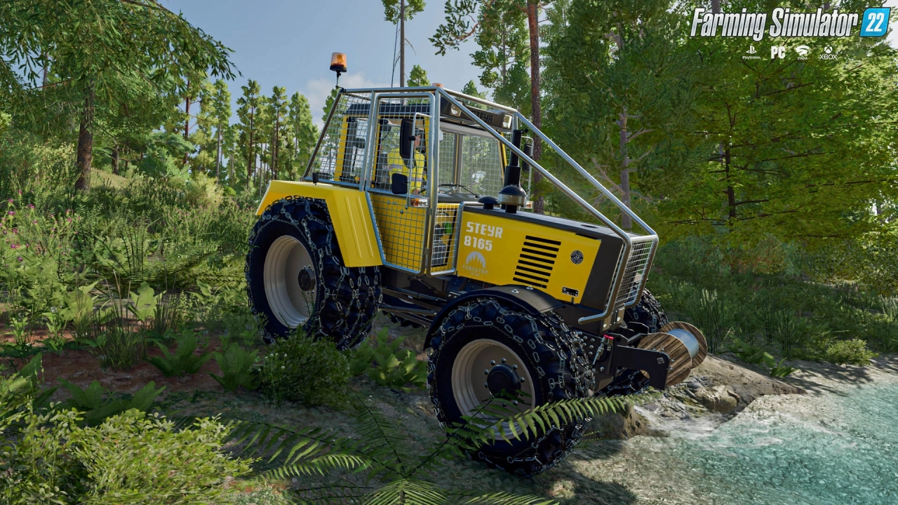 Steyr 8165 Forestry Edition Tractor v1.1 for FS22