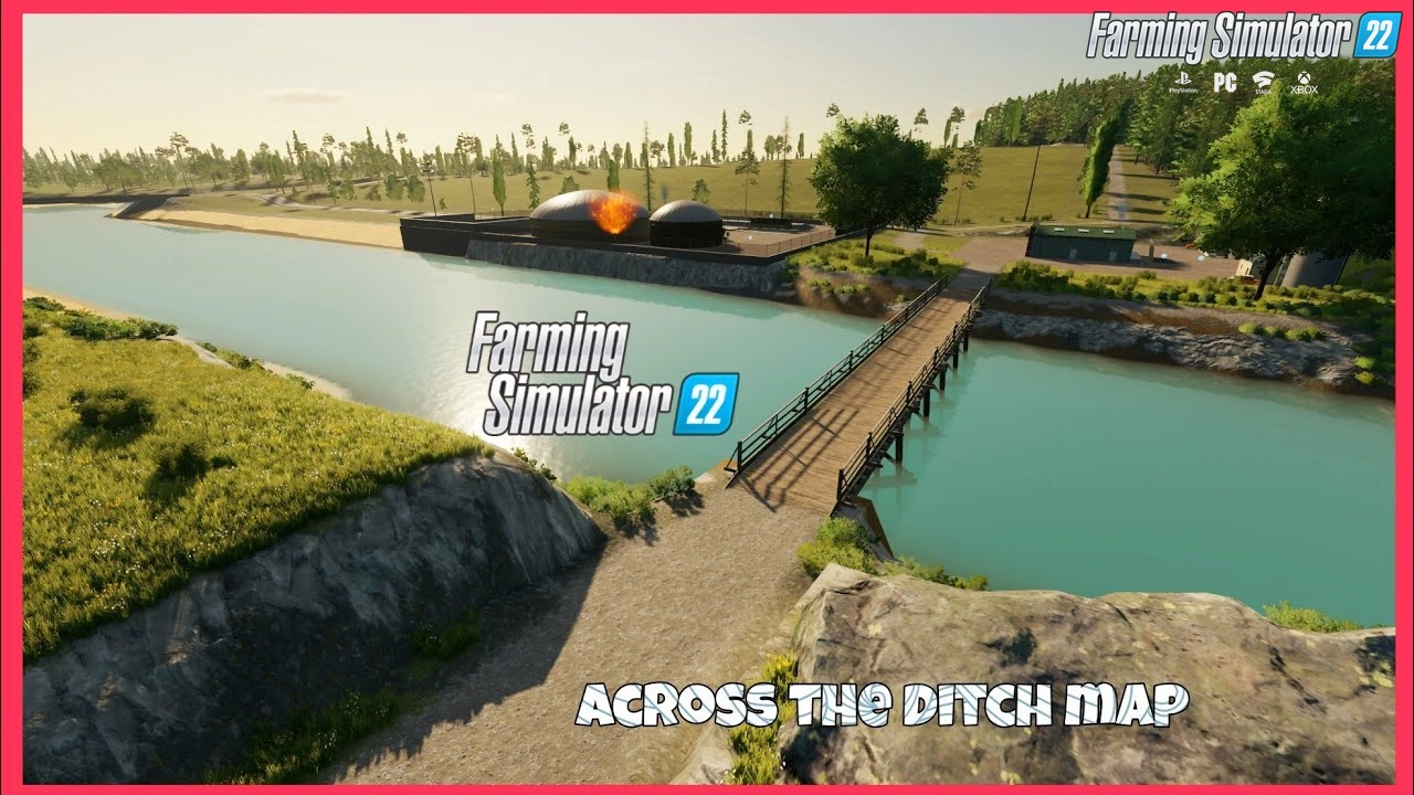 Across The Ditch Map v1.4 for FS22