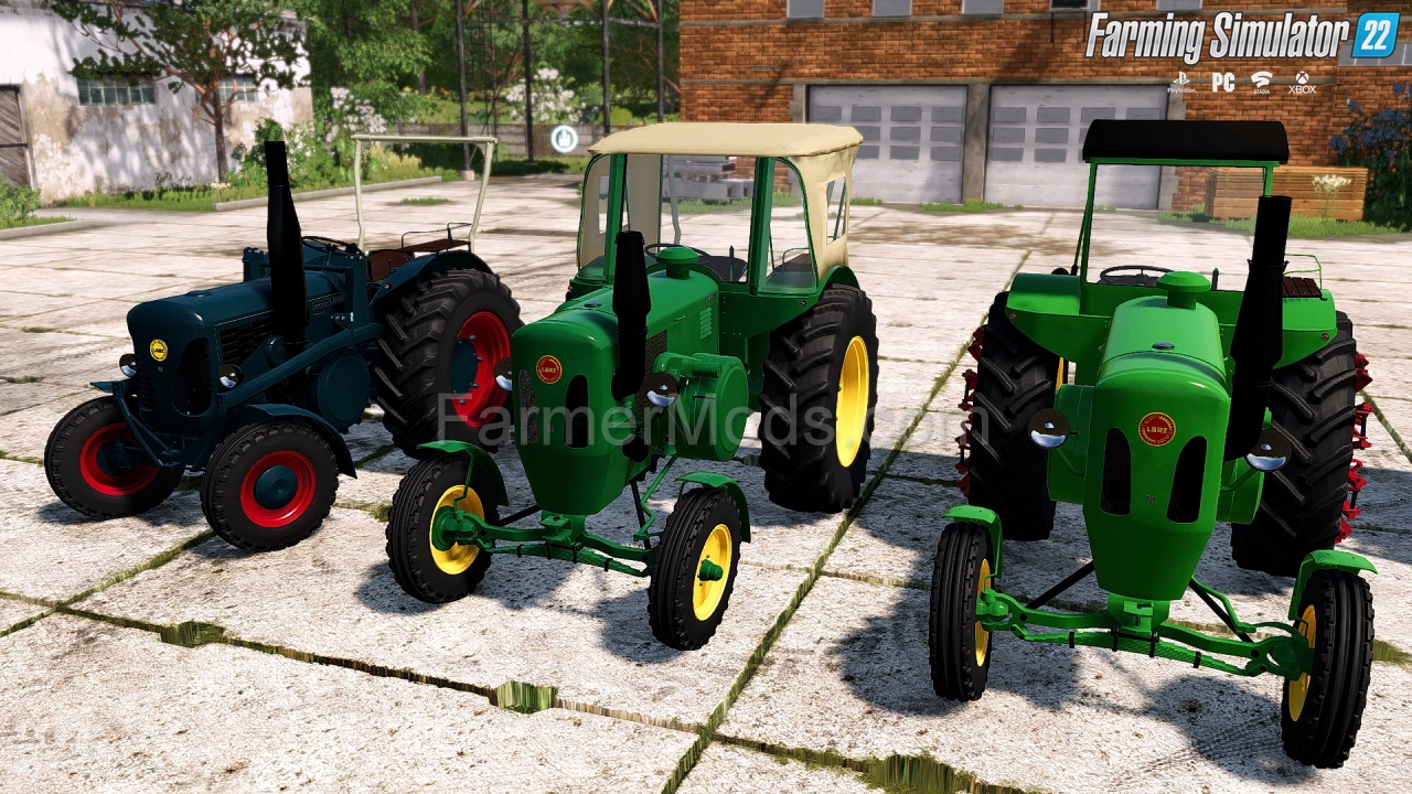 Lanz Bulldog Pack Tractors v1.2.1 for FS22