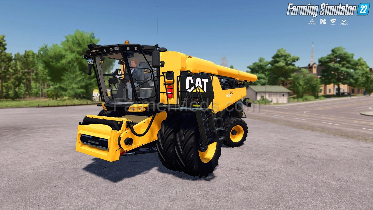 Caterpillar Lexion 670 Combine v1.0 for FS22