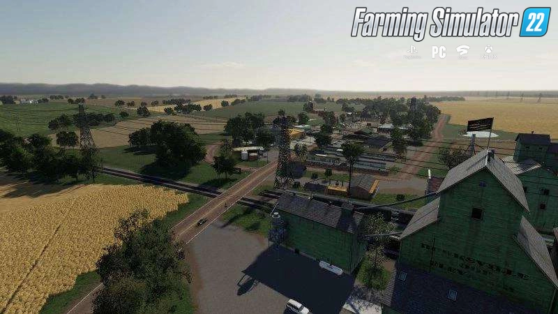 County Line Map v1.2 for FS22