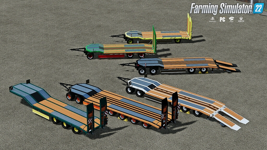 Fliegl Lowloader Pack v1.2.0.1 for FS22