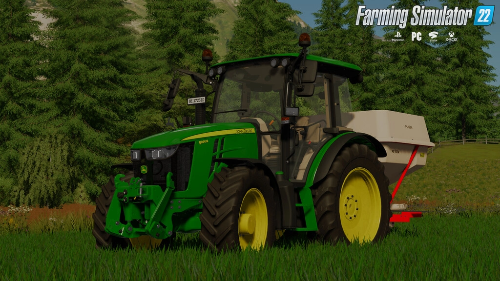 John Deere 5M Series v1.0.0.1 By WOLFex Modding for FS22