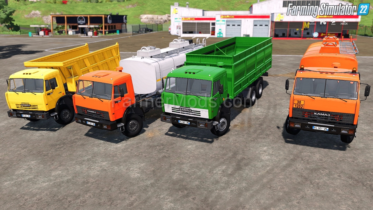 KamAZ-65111N/53228 Truck v1.0.0.1 for FS22