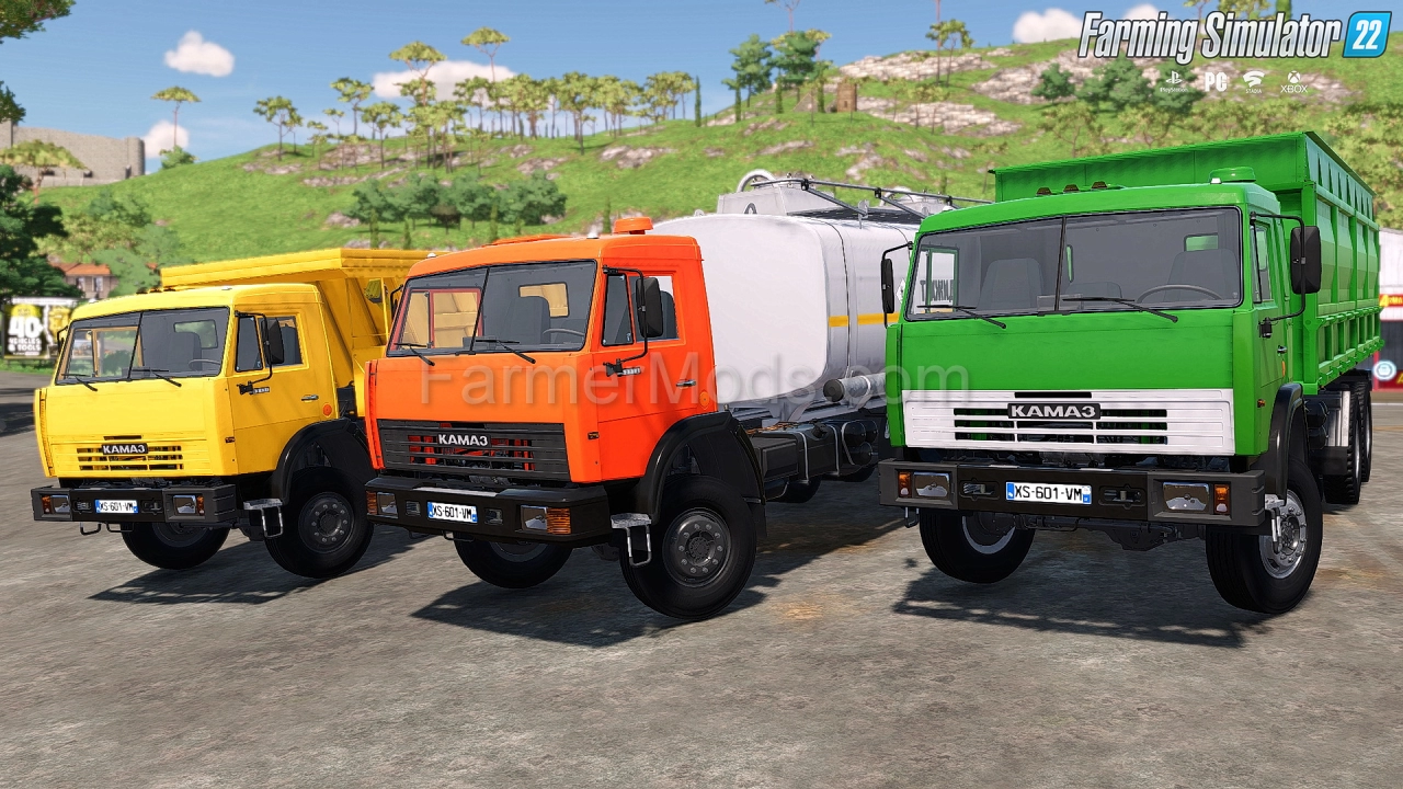KamAZ-65111N/53228 Truck v1.0.0.1 for FS22