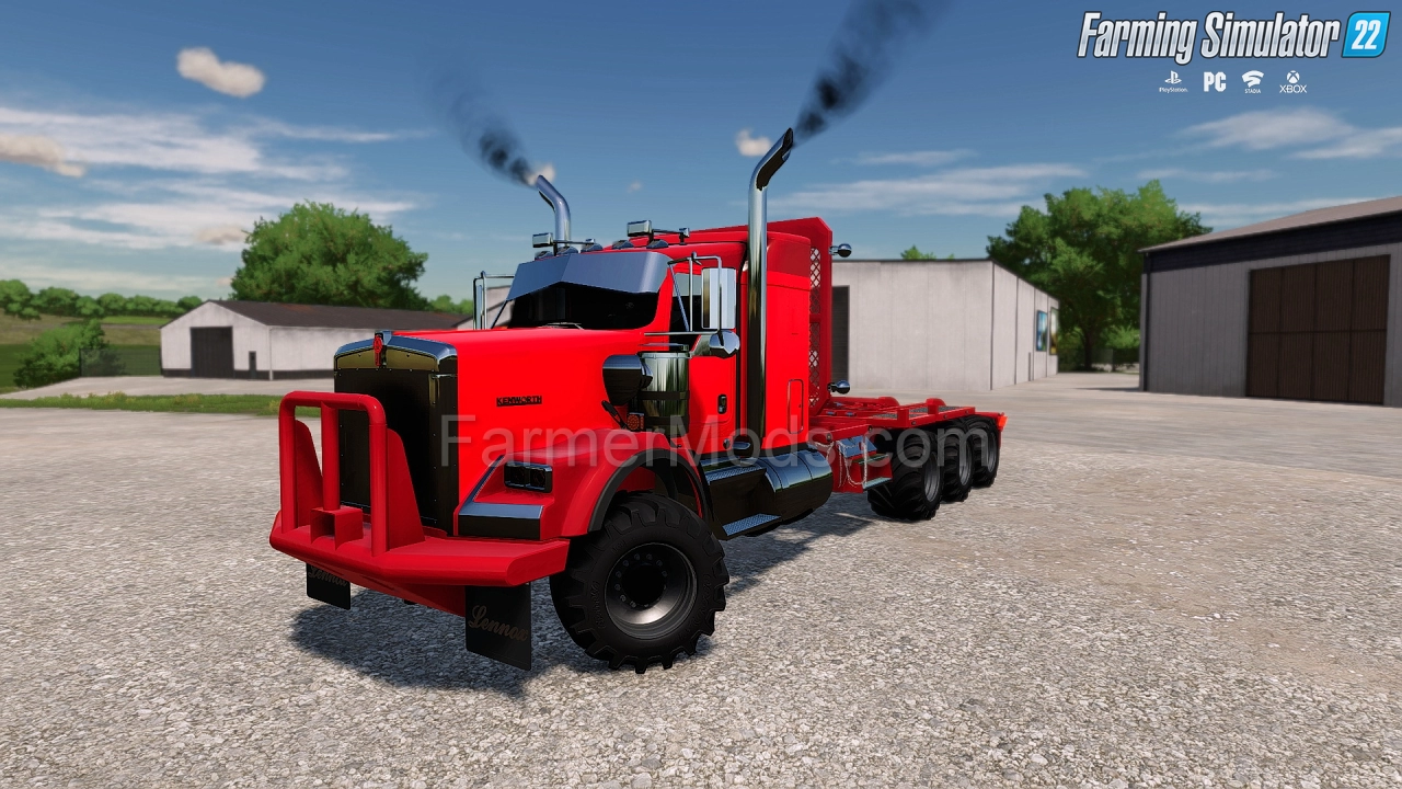 Kenworth T800 Winch Truck v1.0 for FS22