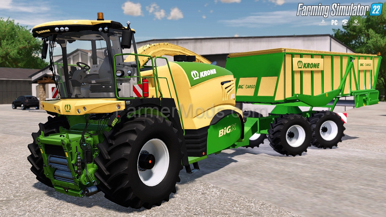 Krone BigX 1180 Cargo v1.0.6 for FS22