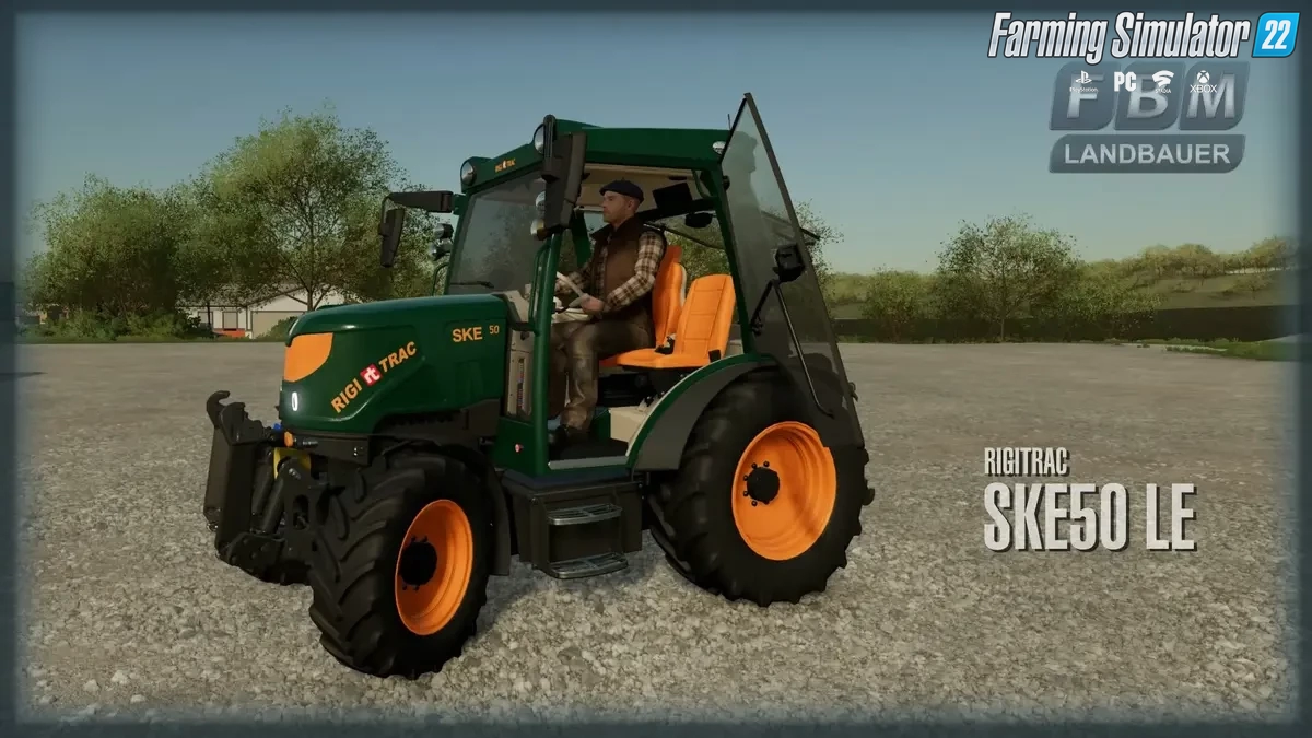 Landbauer SKE50 Electric Tractor v1.1 for FS22