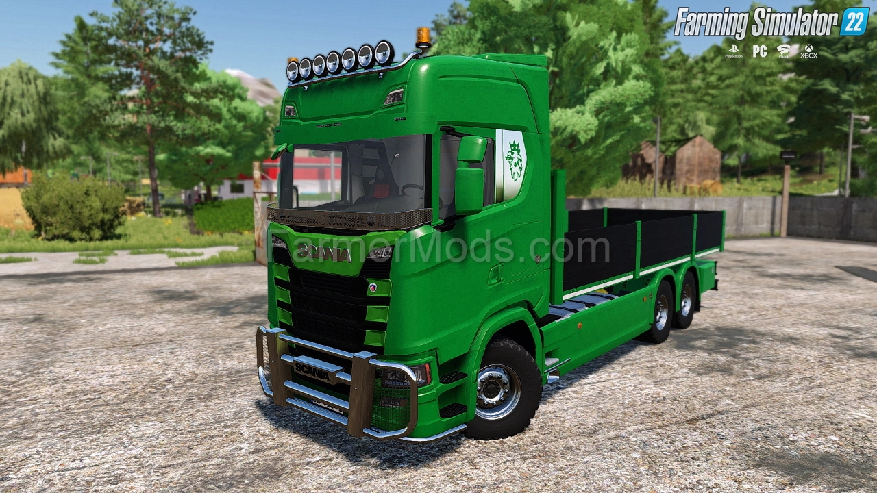 Scania S 6x4 Drop Side Truck v1.0 for FS22