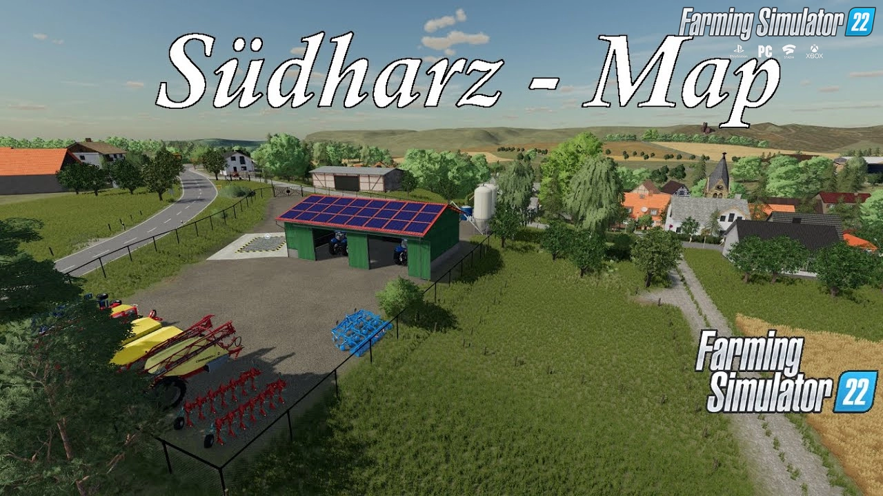 Suedharz Map v1.2.0.1 for FS22