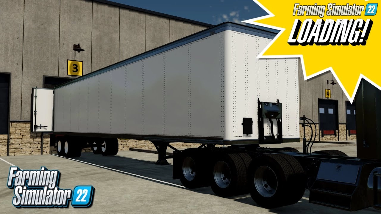 TLX X52 Enclosed Trailer v1.0.2 for FS22