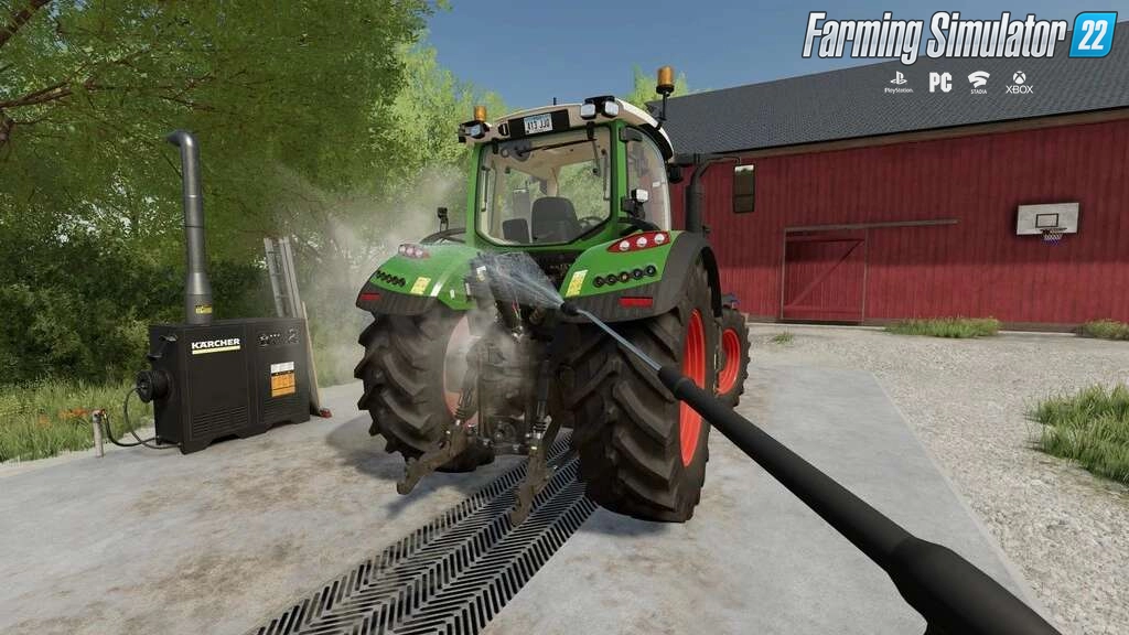 Wash Station Mod v1.2 By MISSYB for FS22