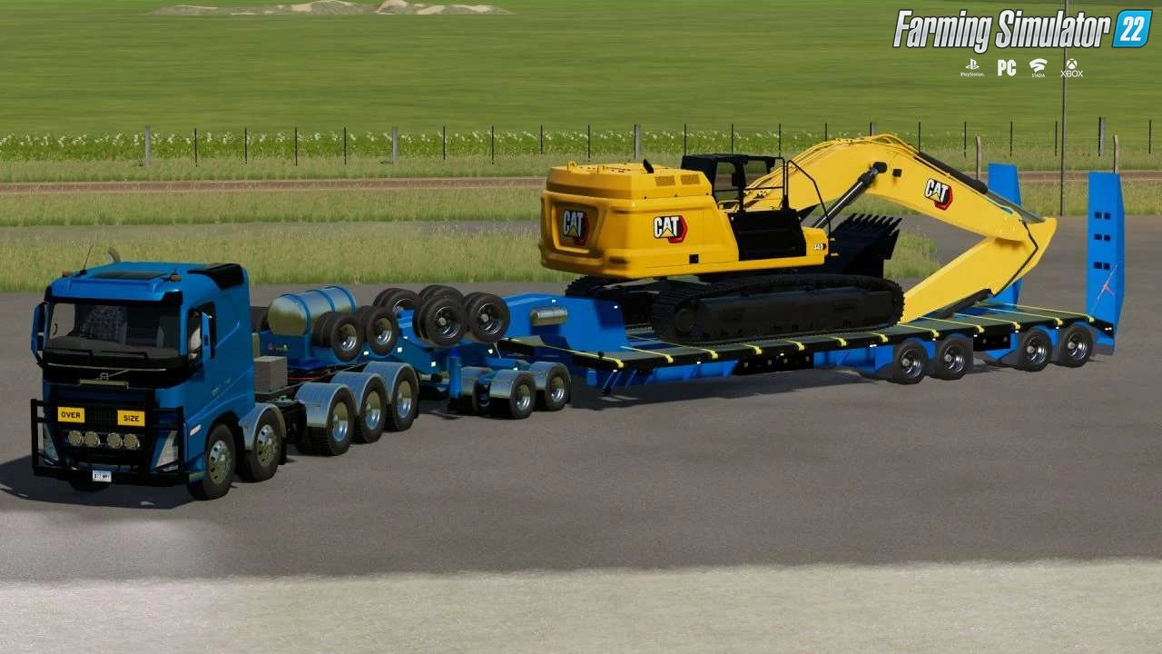 Australian Drake 2x8 Dolly Trailer v1.0 for FS22