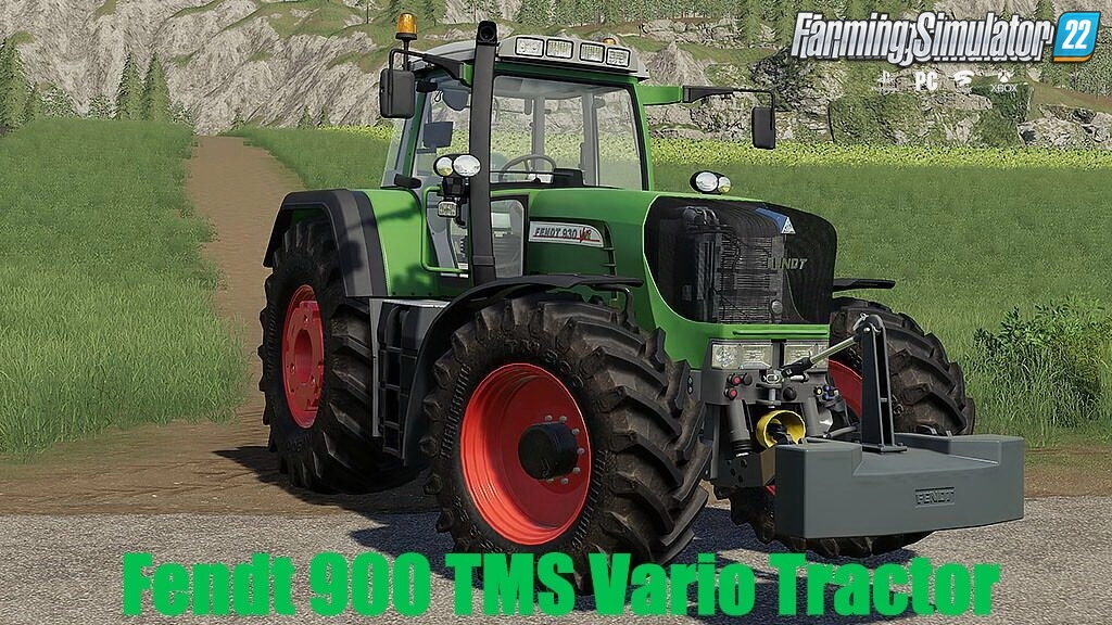 Fendt 900 TMS Vario Tractor v1.4.1 for FS22