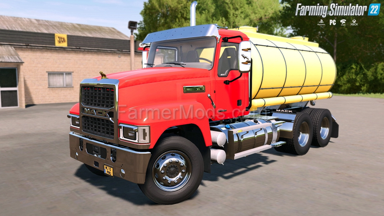 Mack Pinnacle 6x4 Tanker Truck v2.0 for FS22