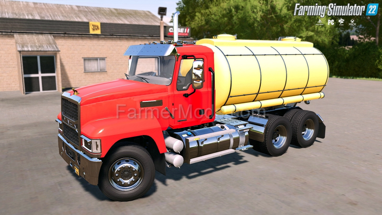 Mack Pinnacle 6x4 Tanker Truck v2.0 for FS22