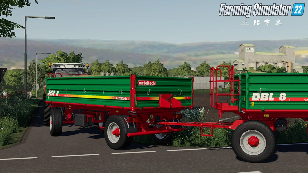 Metaltech DBL Pack Trailers v1.0 for FS22