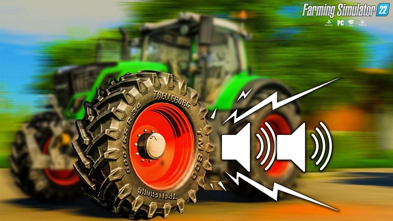 Tire Sound Script Mod v1.0 By PeterAH for FS22