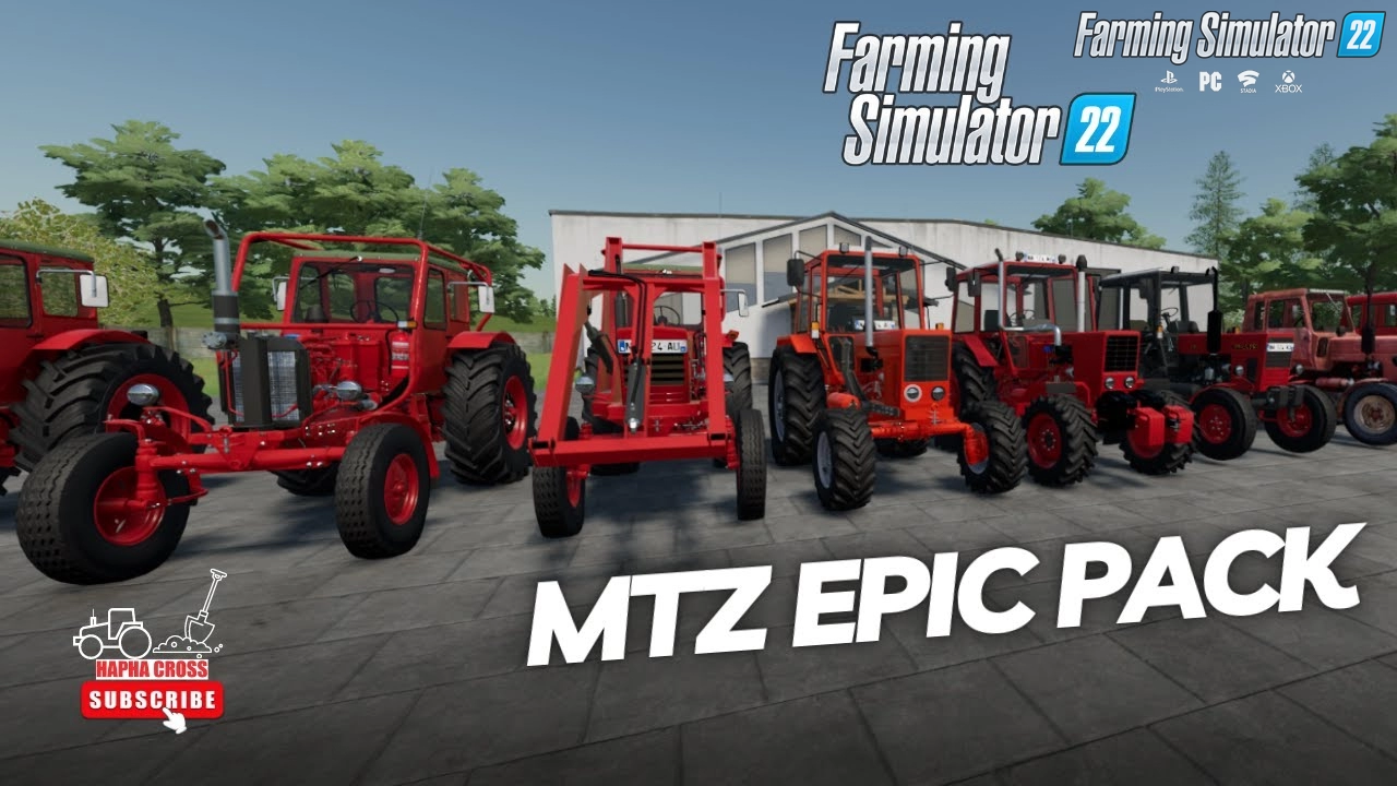 Belarus MTZ Pack Tractors v2.2.3.5 for FS22