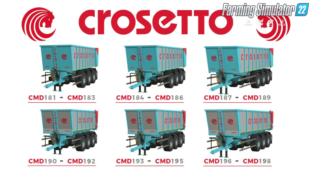 Crosetto CMD Pack + Additional Features v2.0.1 for FS22