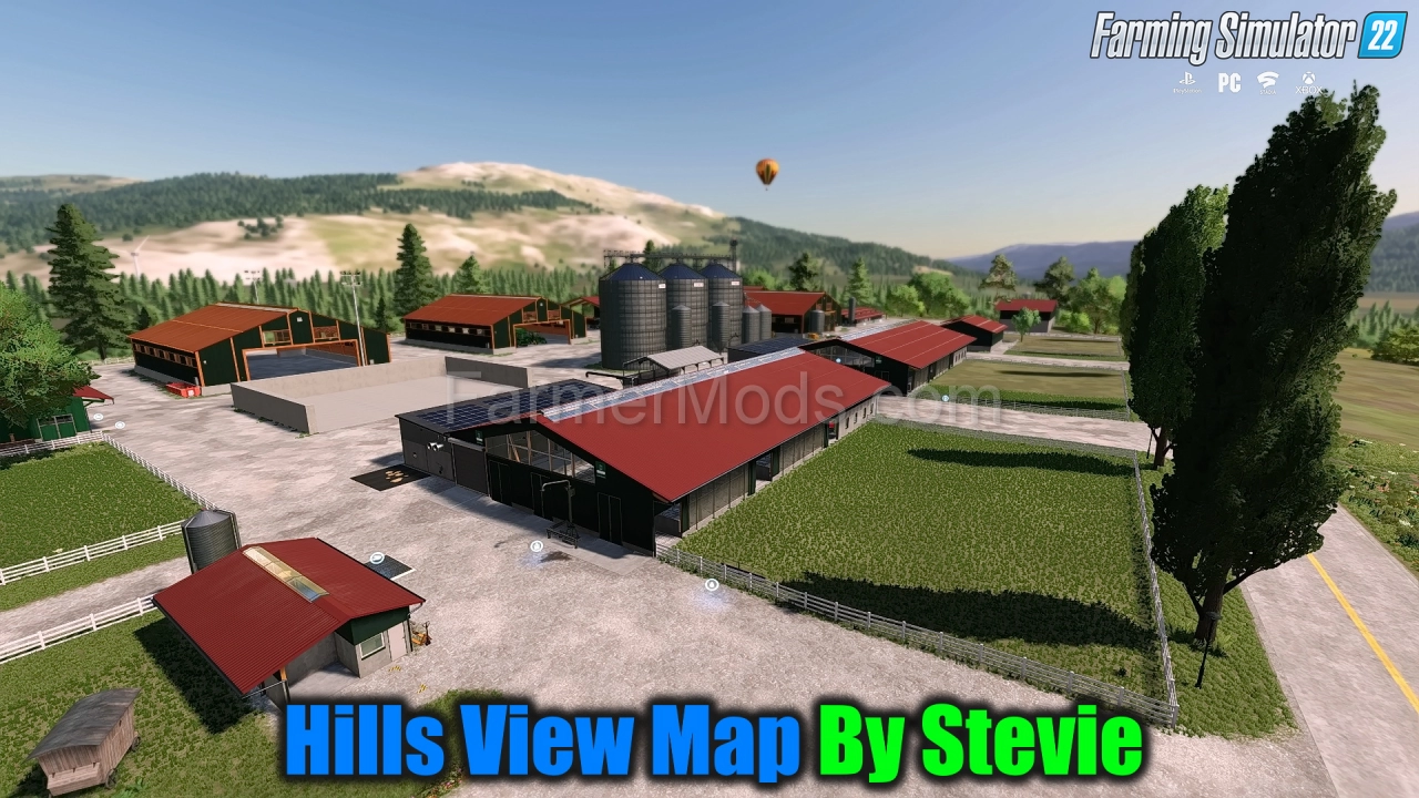 Hills View Map v1.0.0.6 By Stevie for FS22