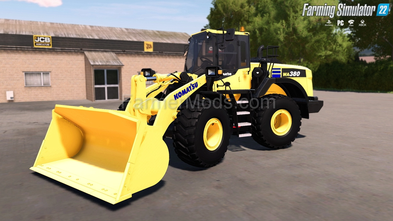 Komatsu WA380 Wheel Loader v1.0 for FS22