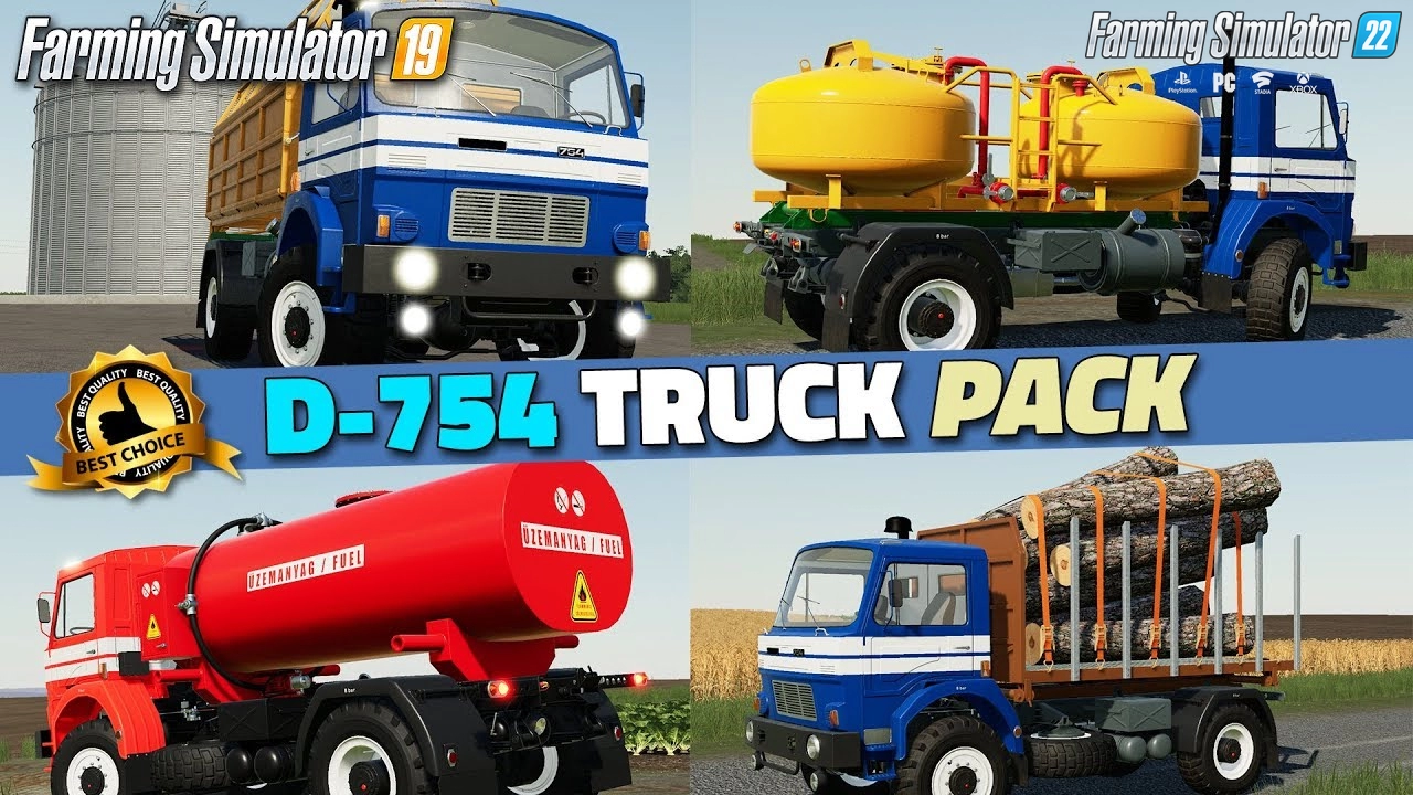 D-754 Truck Pack v1.0 for FS22