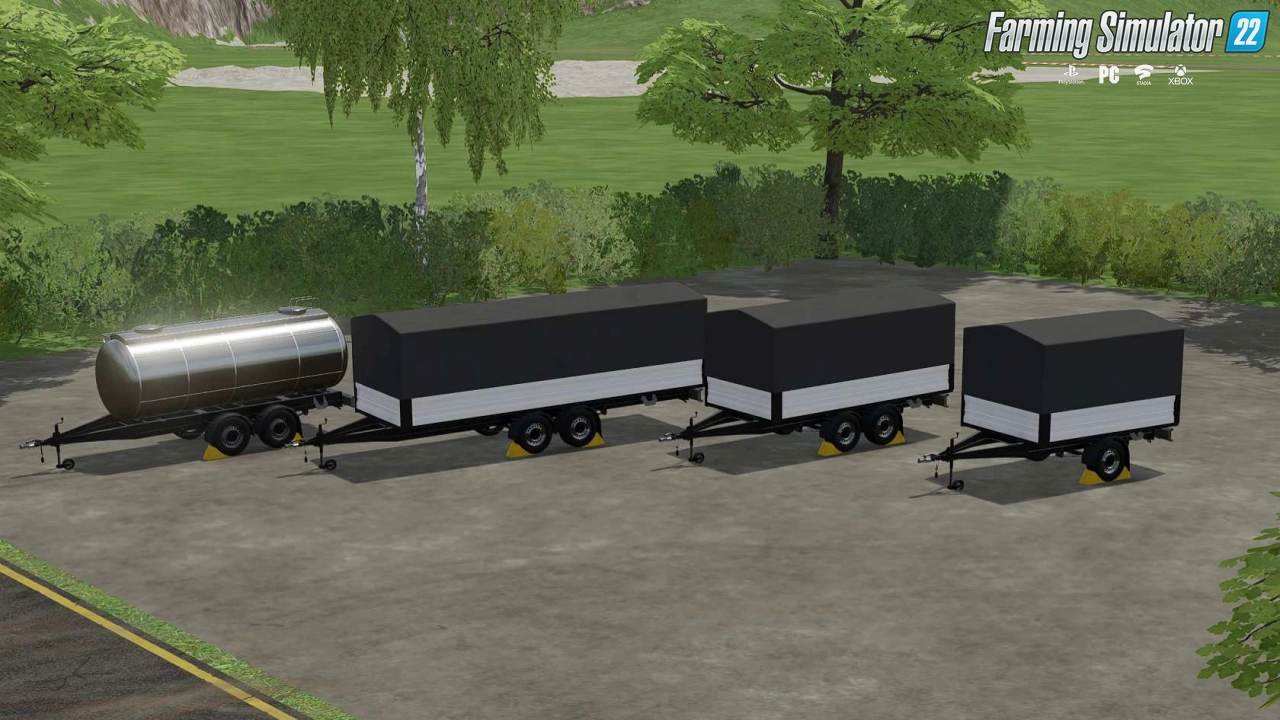 CAR Trailers Pack v1.0 By Edwardds Modding for FS22