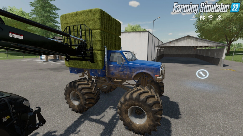 Flatbed Monster Truck v1.0 for FS22