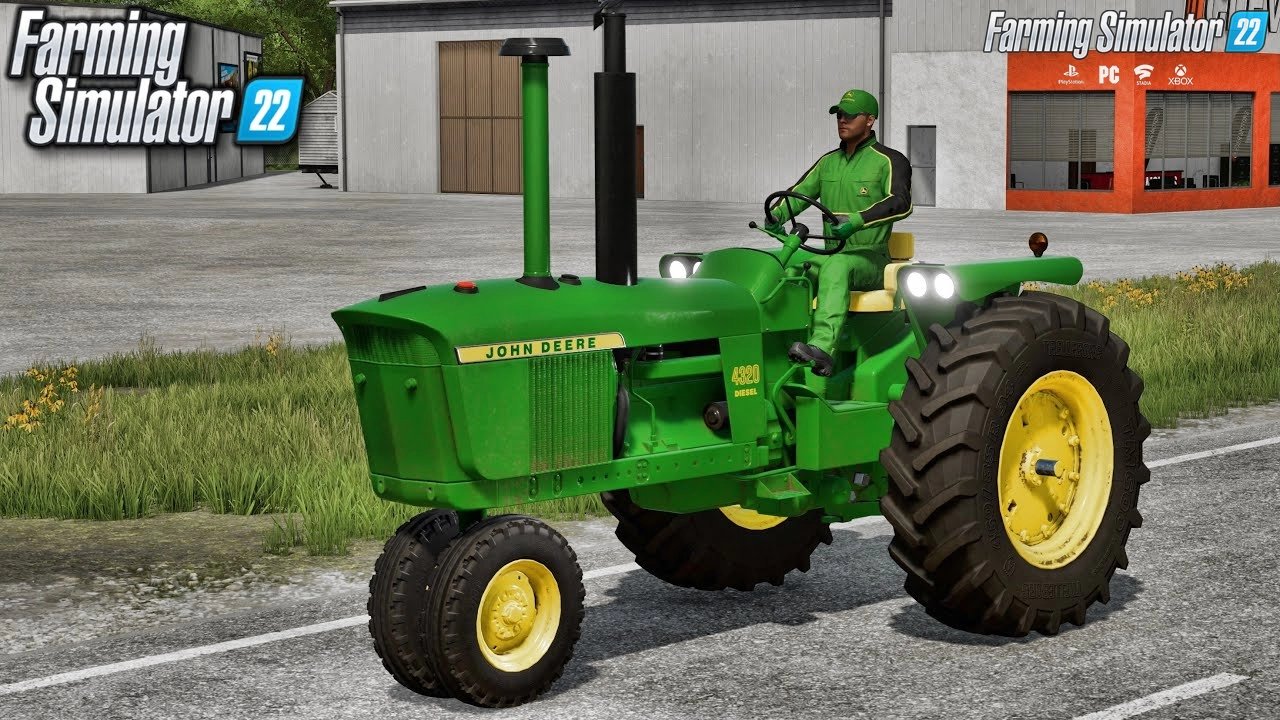 John Deere 4320 Tractor v1.1 for FS22