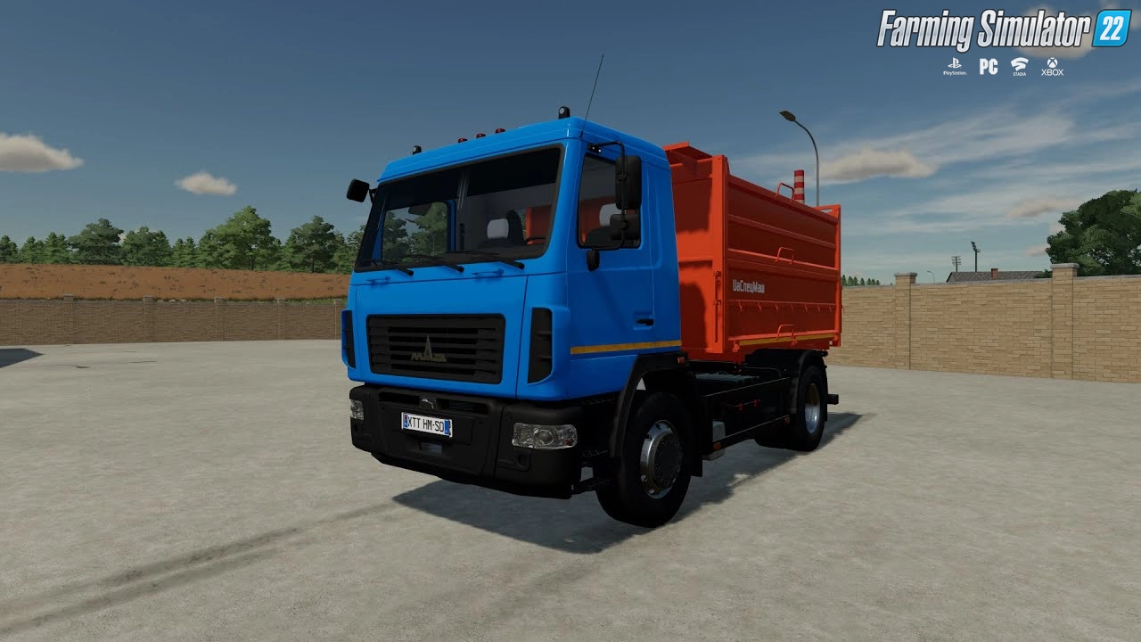 MAZ 555026 Dump Truck v1.0 for FS22
