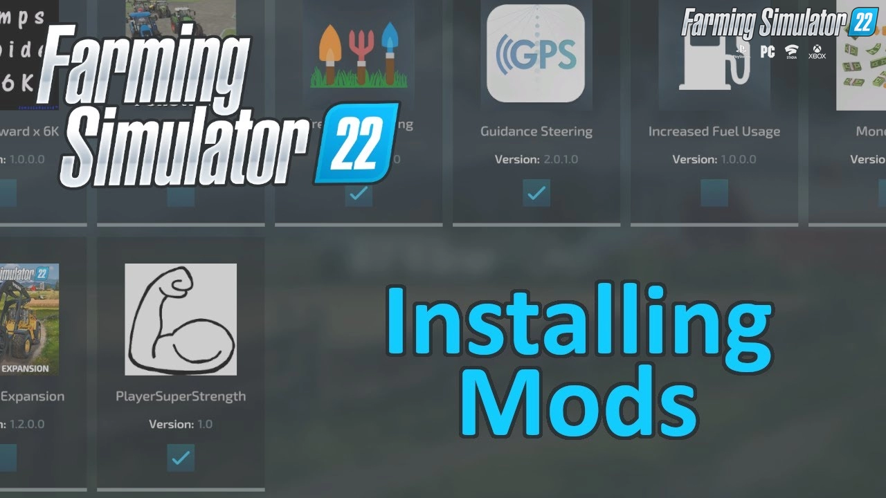 Tutorial How to Install Mods in Farming Simulator 22