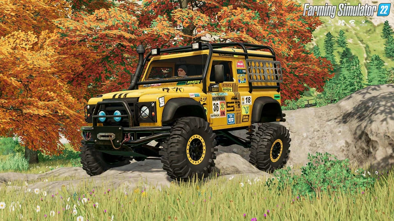 Land Rover Defender 90 Off-Road Vehicle v1.0 for FS22