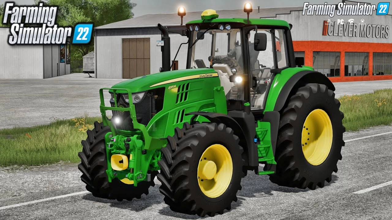 John Deere 6M Large Series Tractor v1.0 for FS22