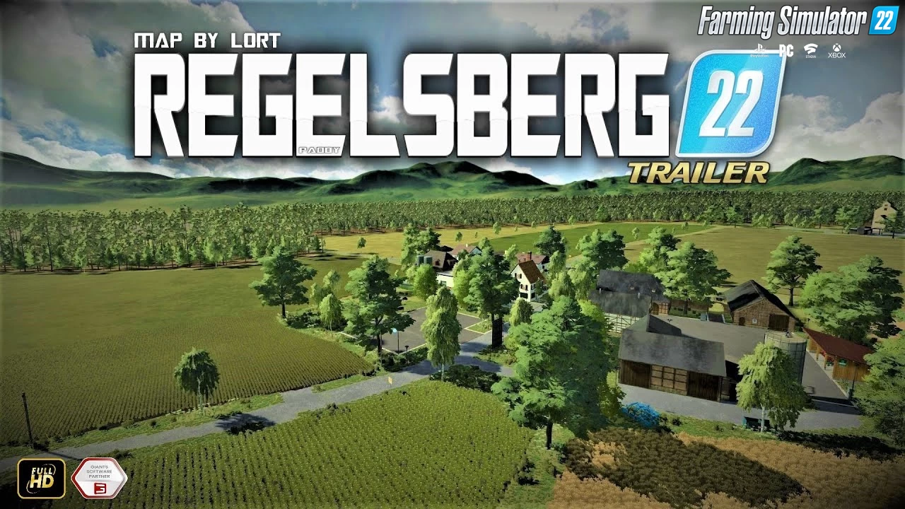 Regelsberg Map v1.1 By The Lort for FS22
