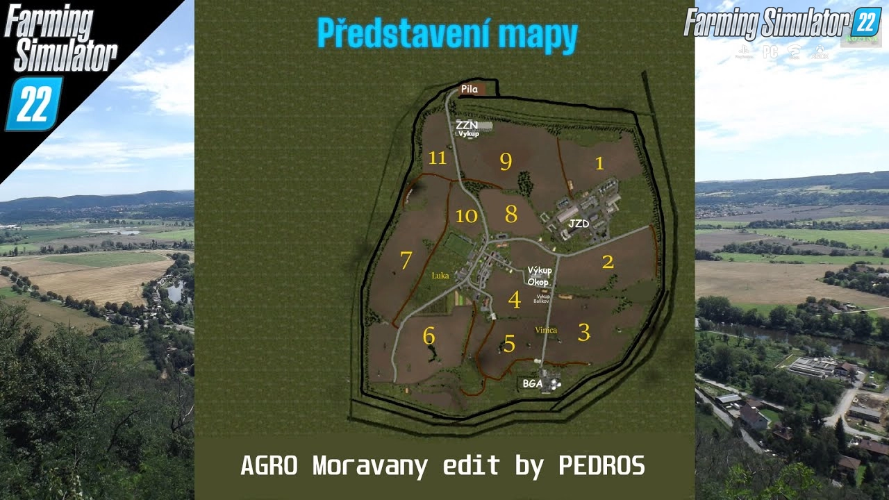 Agro Moravany Map v3.0 for FS22