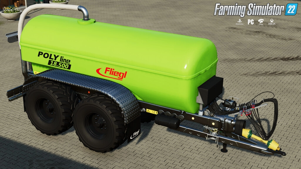 Fliegl Poly Line 18500 Trailer v1.0 for FS22