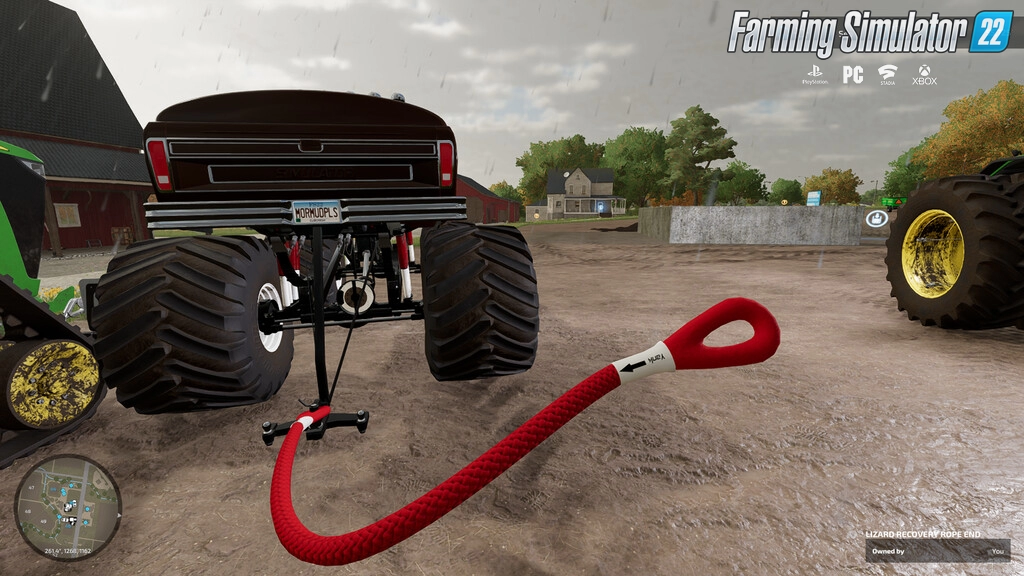 Recovery Tow Rope v1.0 for FS22