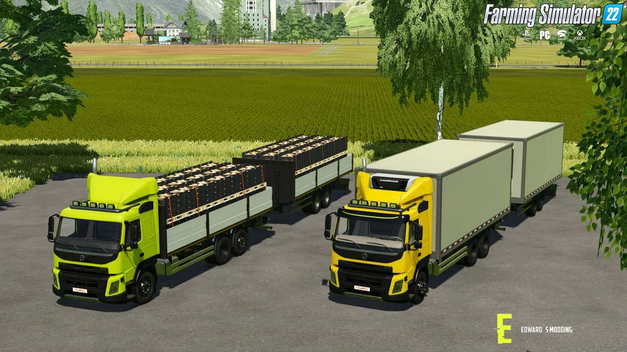 Volvo FMX Long Version with Autoload + Trailer v1.0 for FS22