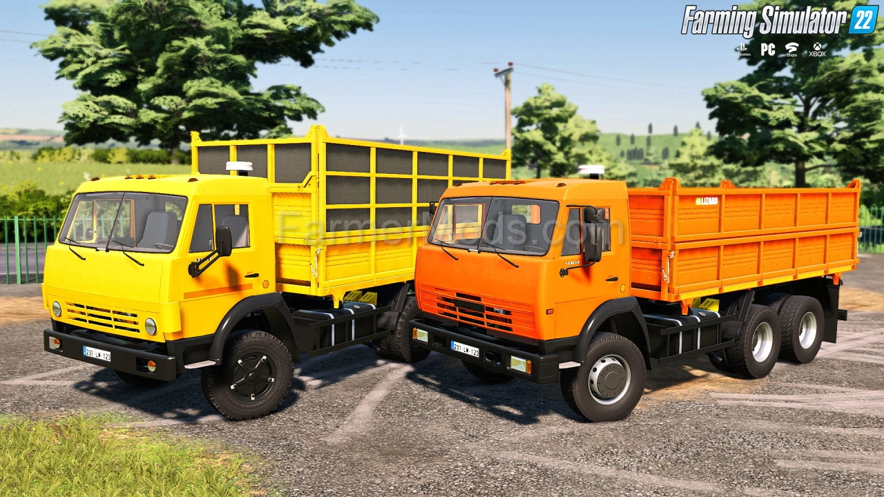 Lizard 55102 (KamAZ 55102) Truck v1.0.0.3 for FS22